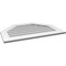 Ekena Millwork Octagonal Top Surface Mount PVC Gable Vent w/ 3-1/2"W x 1"P Standard Frame, 34"W x 24"H GVPOT34X2401SN - alternate 4